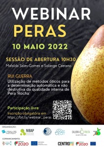 Cartaz Webinar Peras