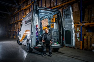 Lithium-Ionen, Energieservice, Kundendiensttechniker, Energieservicevan; Lithium-Ion, Energy Service, service engineer, Energy service van